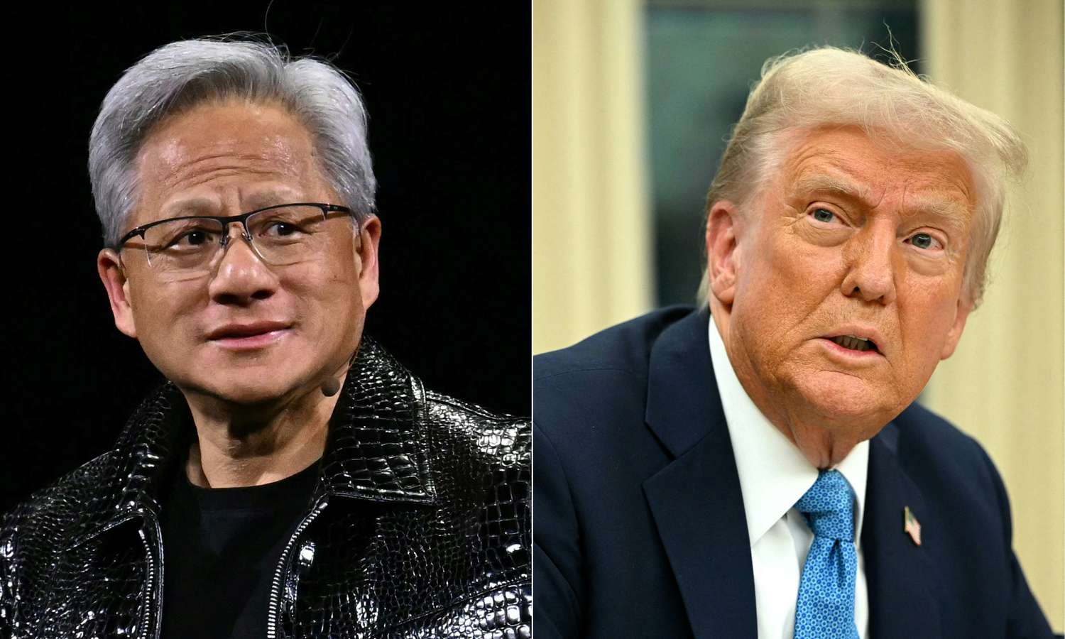 Morgan Stanley says Nvidia is more affected than expected by the new China export restrictions. 3 May 8, 2025 11:03 pm Morgan Stanley says Nvidia is more affected than expected by the new China export restrictions. Nvidia CEO Jensen Huang (left) and President Donald Trump (right).