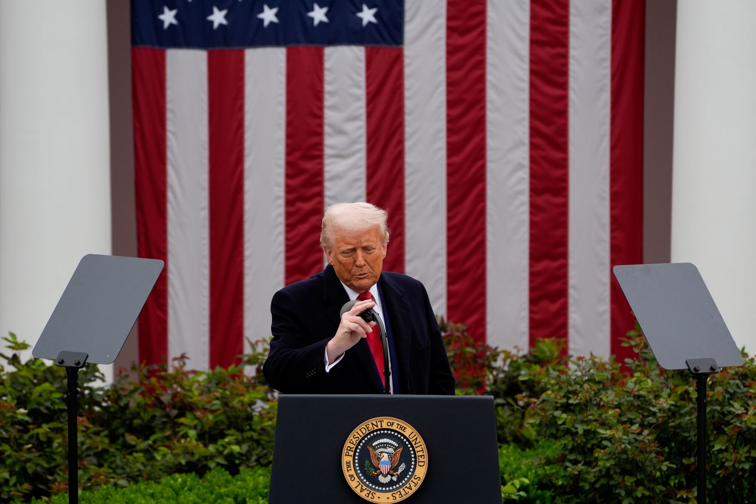 What will be the average tariff under Trump's new policies? 3 June 16, 2025 4:20 pm What will be the average tariff under Trump's new policies? US President Donald Trump during a tariff announcement in the Rose Garden of the White House in Washington, DC, US, on Wednesday, April 2, 2025.