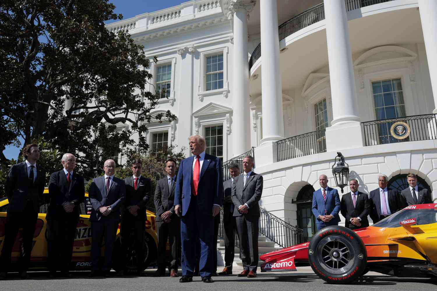 Goldman Sachs Reverses its Recession Call after Tariff Pause 3 July 24, 2025 3:48 am Goldman Sachs Reverses its Recession Call after Tariff Pause U.S. President Donald Trump speaks to the media during a photo opportunity at the South Portico of the White House on April 09, 2025 in Washington, DC.