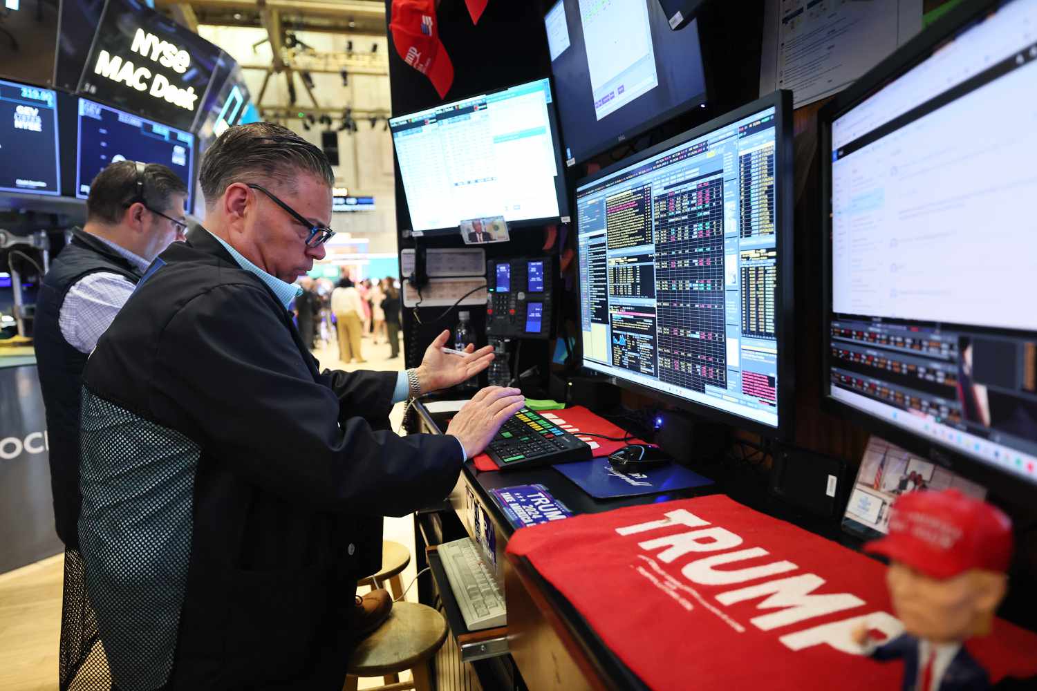 The markets have endured a wild ride during President Trump's first 100 days 3 June 16, 2025 4:24 pm The markets have endured a wild ride during President Trump's first 100 days Traders work on the floor of the New York Stock Exchange