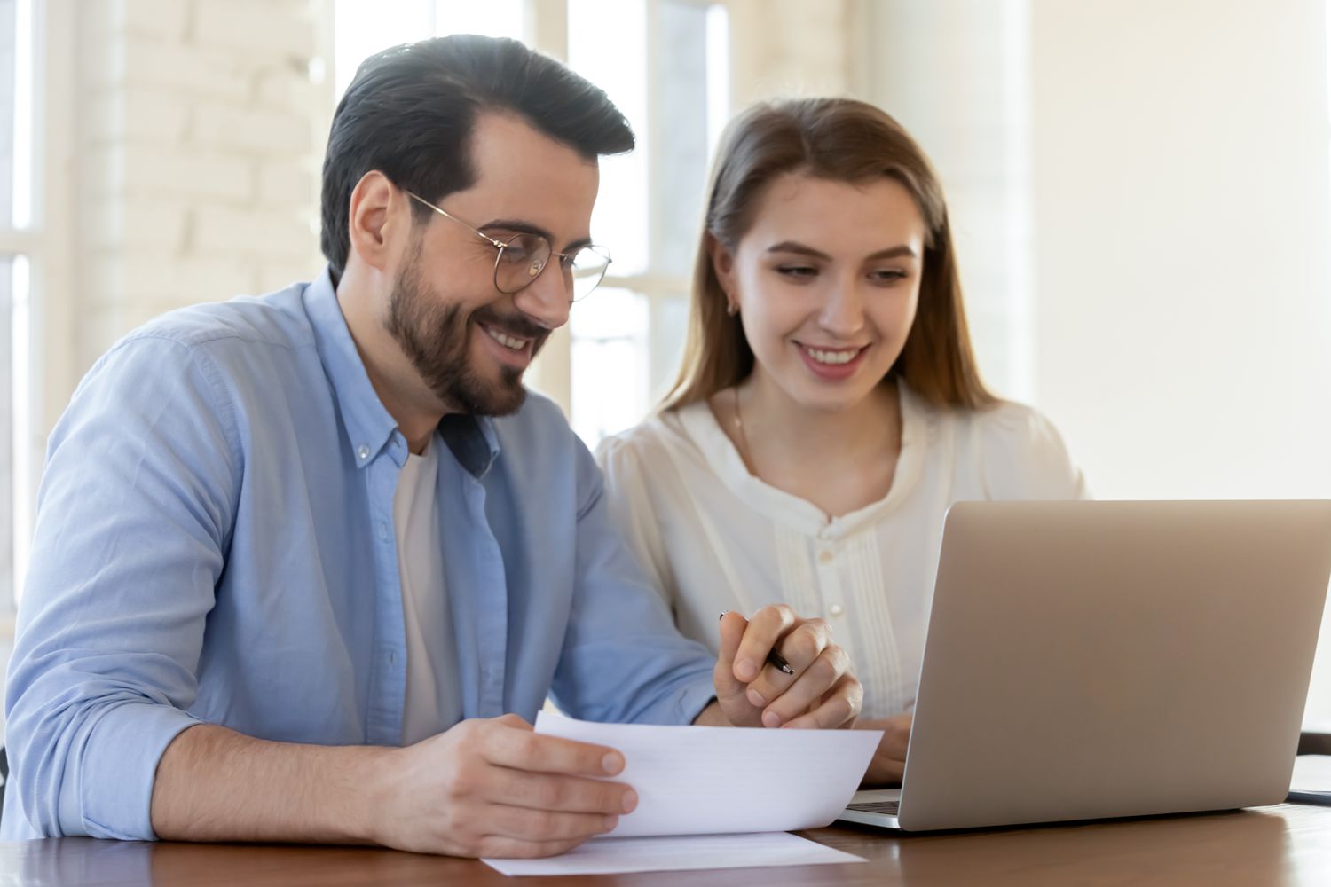 Rates for 30-Year Mortgages Drop - May 2, 2019 4 August 29, 2025 8:13 pm Rates for 30-Year Mortgages Drop - May 2, 2019 Young couple sitting at their dining room table and looking at mortgage rates and documents