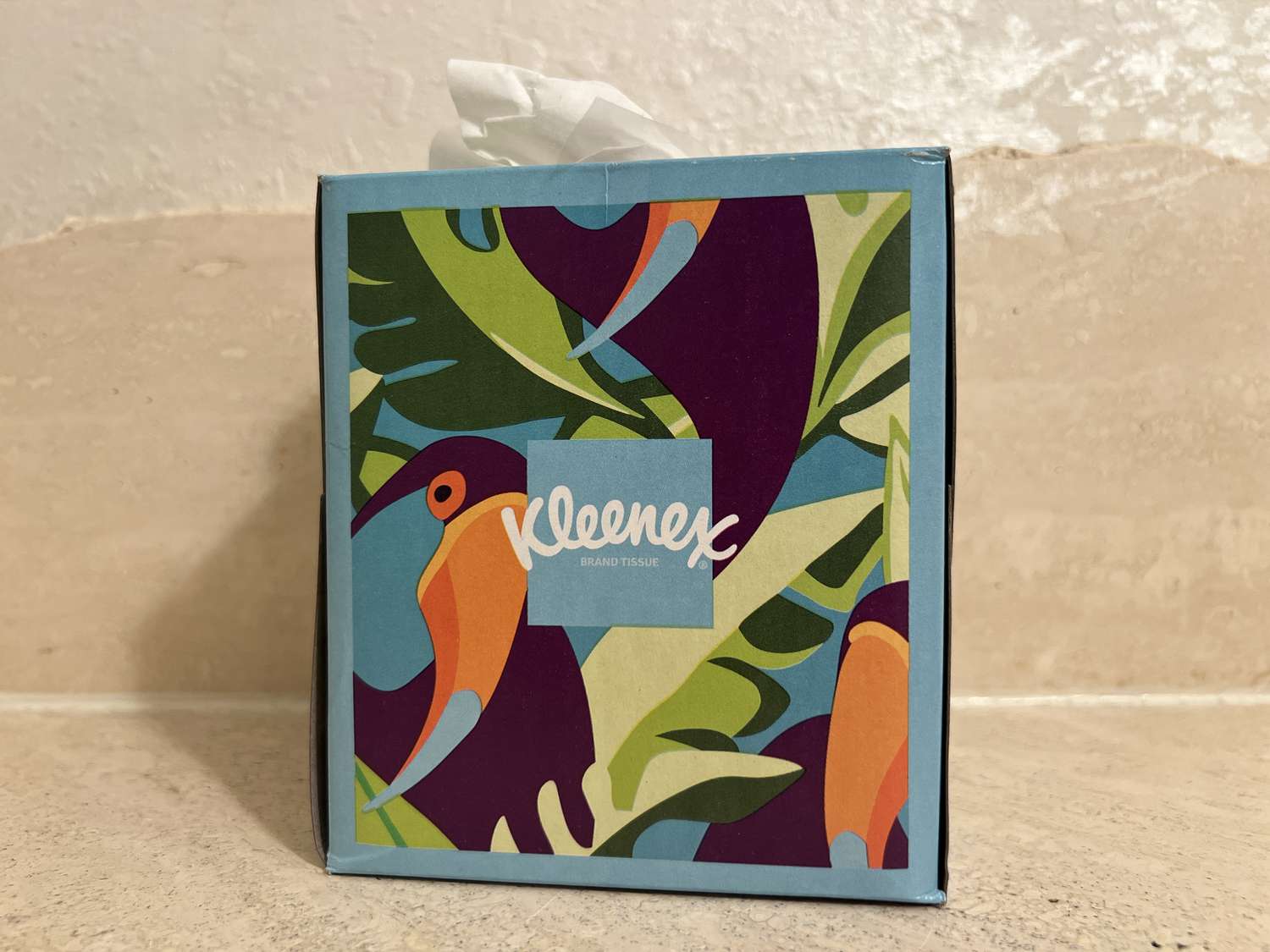 Kimberly-Clark, parent company of Kleenex, sees its stock fall on lower profit forecasts 4 August 29, 2025 8:13 pm Kimberly-Clark, parent company of Kleenex, sees its stock fall on lower profit forecasts A blue, green, and orange Kleenex box sits on a counter.