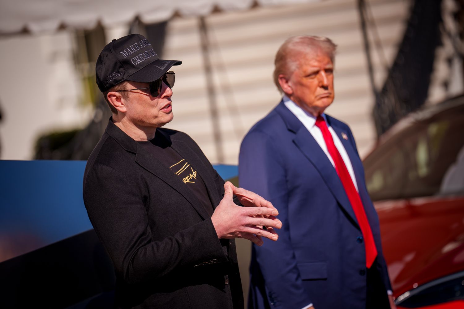 Wedbush analysts say Musk needs to announce he will 'balance DOGE and being Tesla CEO' 4 August 29, 2025 8:19 pm Wedbush analysts say Musk needs to announce he will 'balance DOGE and being Tesla CEO' Tesla CEO Elon Musk with US President Donald Trump.