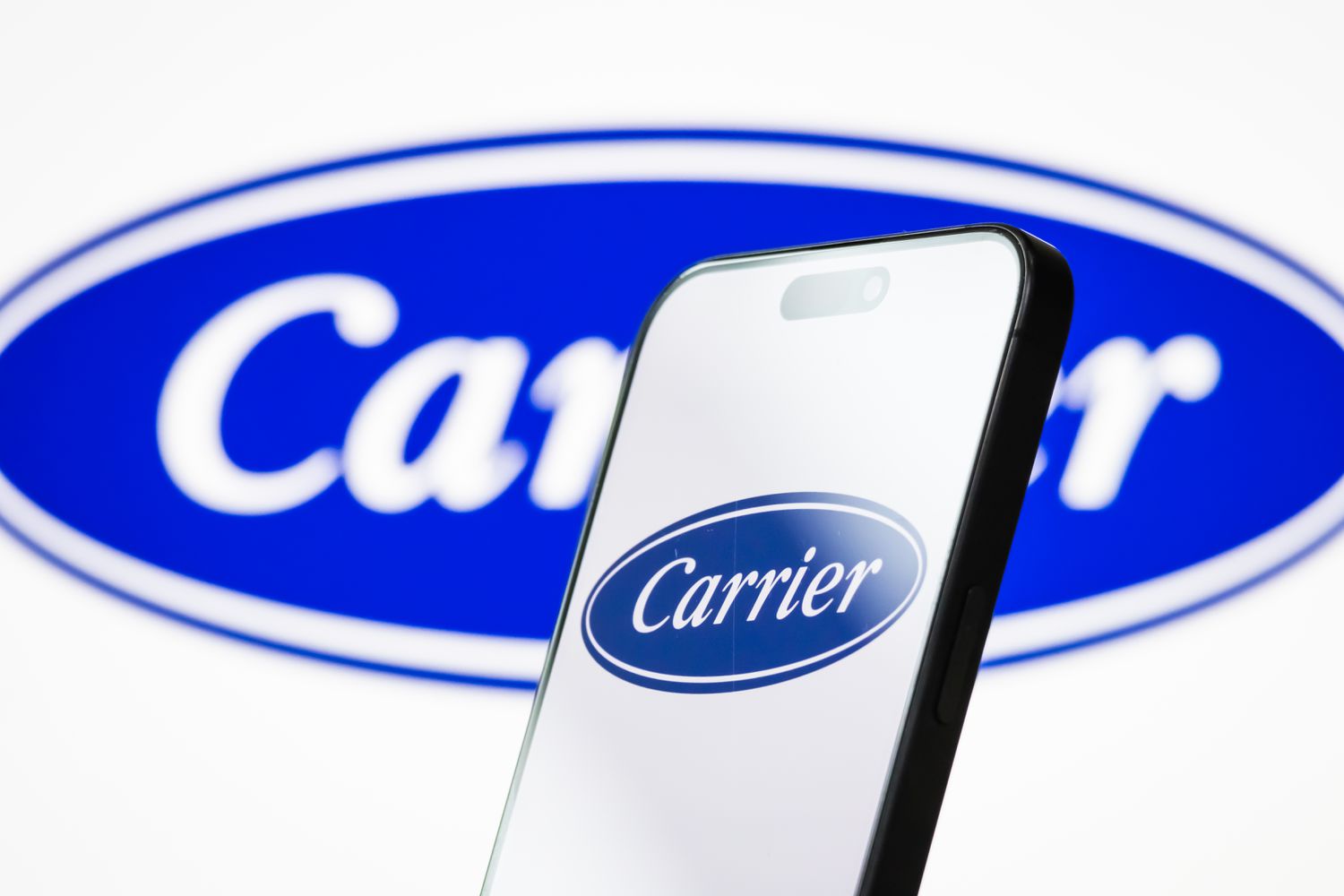 Carrier Global stock surges on strong results and a raised profit outlook 4 August 29, 2025 8:17 pm Carrier Global stock surges on strong results and a raised profit outlook The logo of Carrier Global Corp. displayed on a smartphone screen, with the company's blue oval branding visible in the background