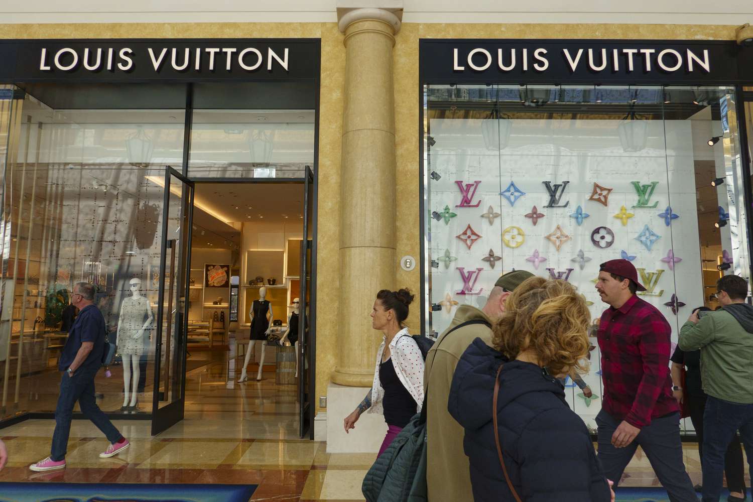 In an uncertain economic climate, businesses are looking to their wealthiest clients 3 June 16, 2025 4:41 pm In an uncertain economic climate, businesses are looking to their wealthiest clients People pass by a Louis Vuitton store.