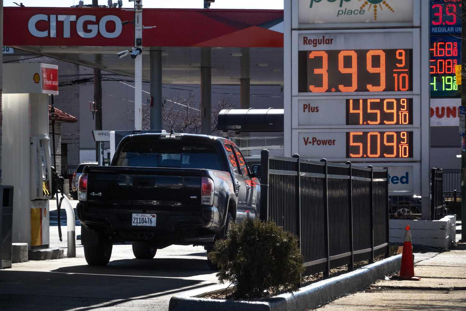 What to Expect from Thursday's Inflation Report 3 July 22, 2025 3:07 am What to Expect from Thursday's Inflation Report The price of gasoline is displayed at a gas station on March 06, 2025 in Chicago, Illinois. Gas prices are expected to rise in several regions of the United States that rely on Canadian oil after the Trump administration implemented a 10 percent tariff on all Canadian oil products. The US imports about 4 million barrels of oil a day from Canada.