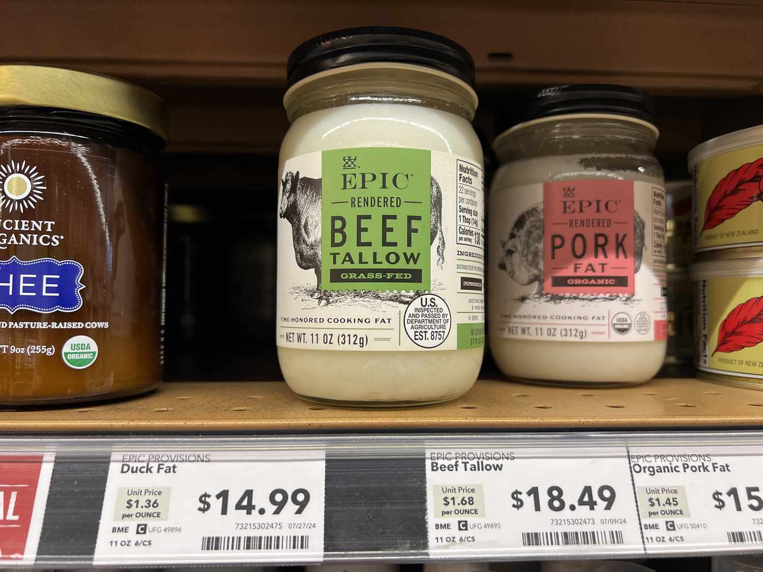 Soon, you may see beef tallow on a menu near you. Here's what that means 4 August 29, 2025 8:10 pm Soon, you may see beef tallow on a menu near you. Here's what that means A store displays jars of beef tallow.