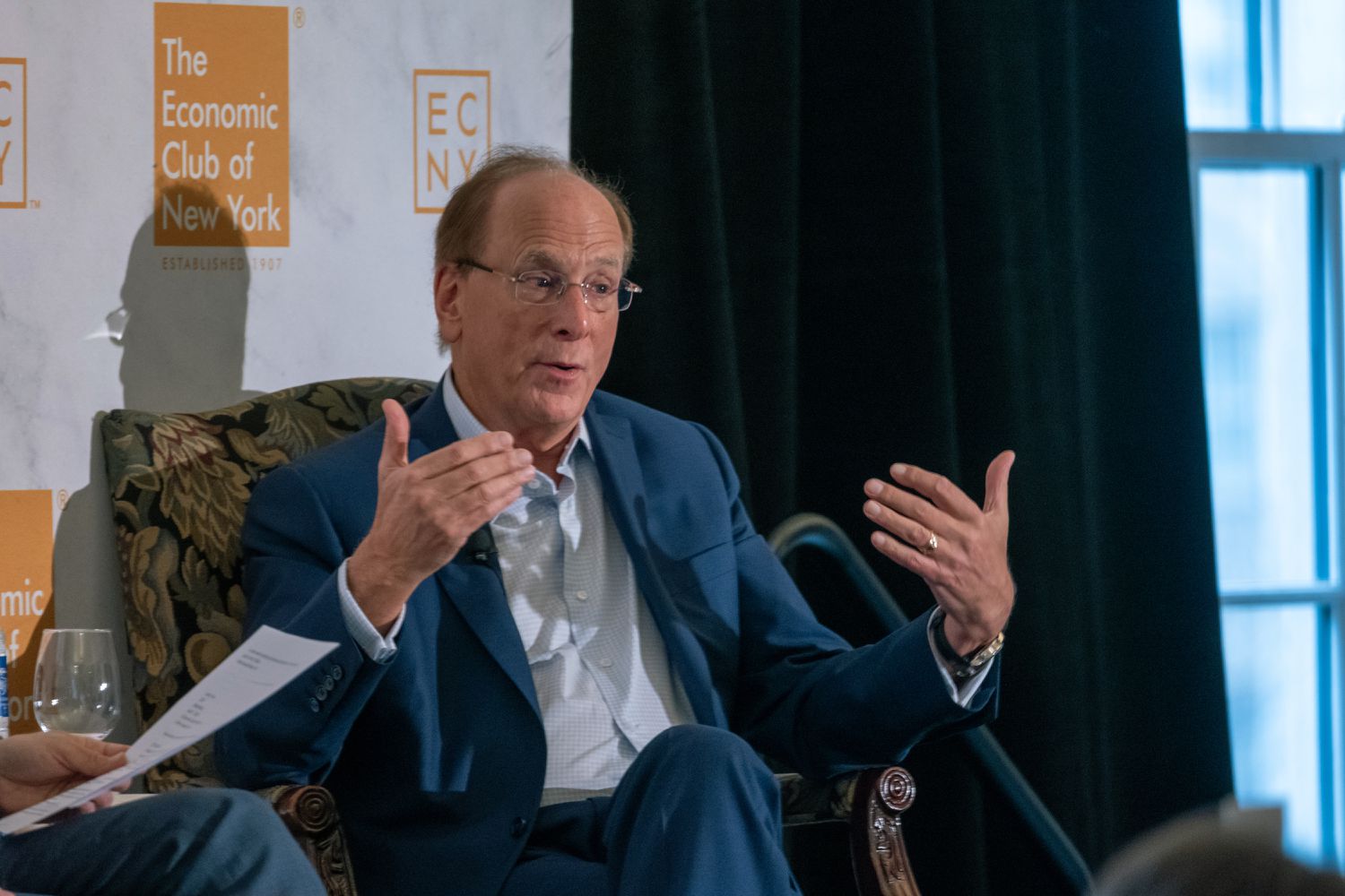 Larry Fink of BlackRock says there is 'zero' chance that the Fed will cut rates four times this year. 3 July 22, 2025 2:40 am Larry Fink of BlackRock says there is 'zero' chance that the Fed will cut rates four times this year. BlackRock CEO Larry Fink speaks in New York on Monday.