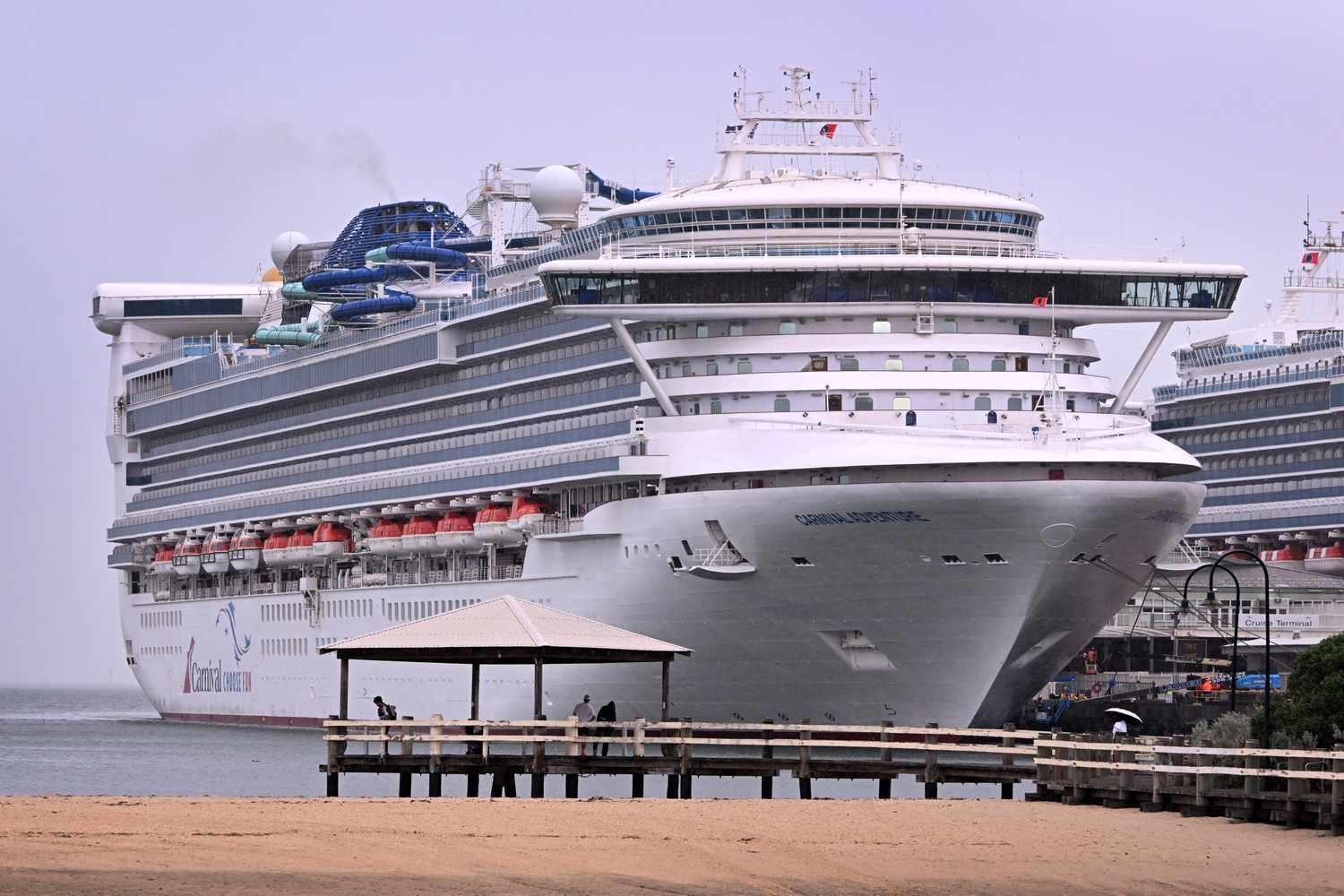 Carnival posts better-than-expected results on 'incredibly strong demand' 4 June 16, 2025 4:32 pm Carnival posts better-than-expected results on 'incredibly strong demand' People look at the Carnival Adventure cruise ship moored at Melbourne's Station Pier on March 20, 2025
