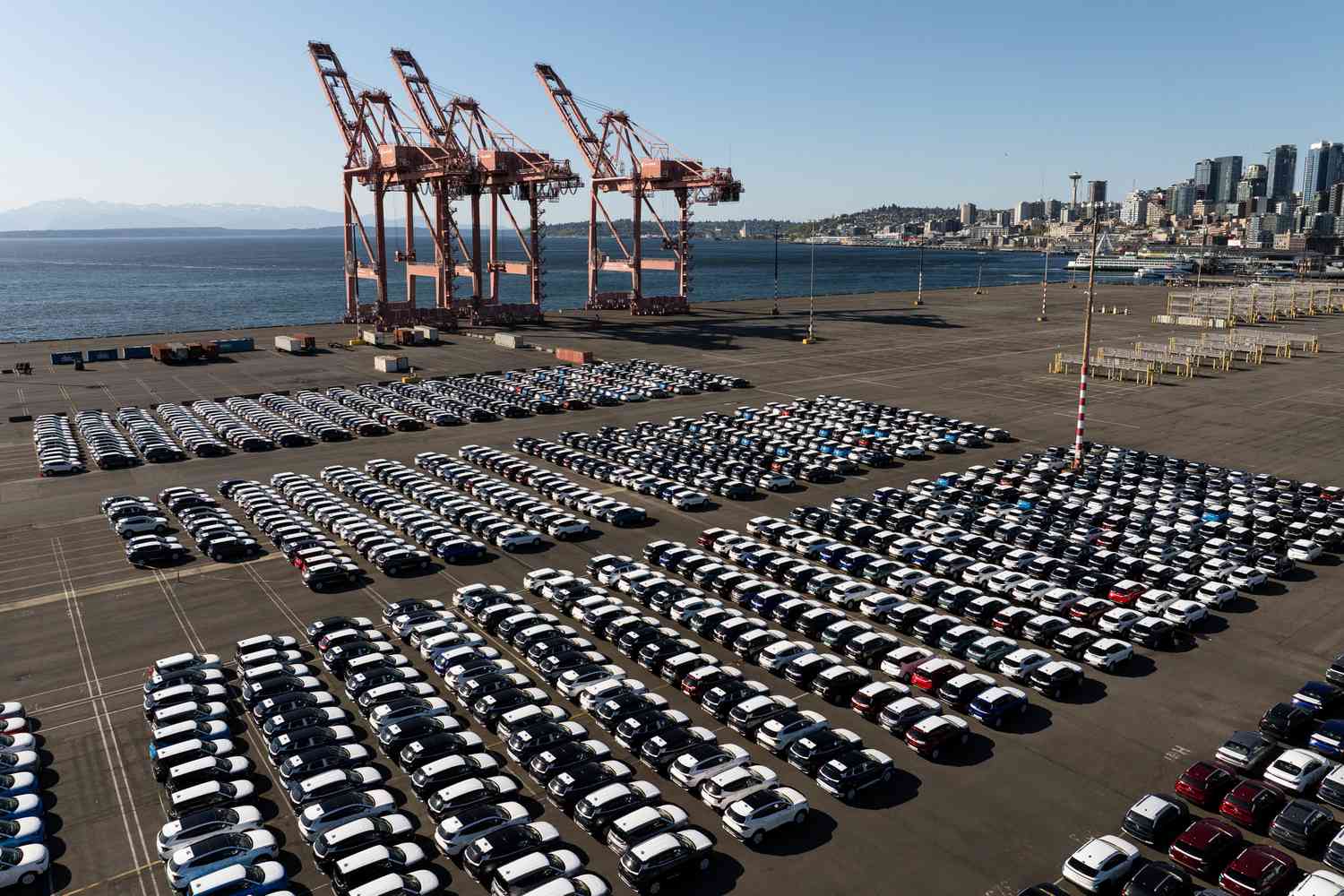 Imports Surge to Record Highs in March Ahead Tariffs 4 August 29, 2025 8:07 pm Imports Surge to Record Highs in March Ahead Tariffs New Hyundai and Kia vehicles at the Port of Seattle in Seattle on April 16, 2025