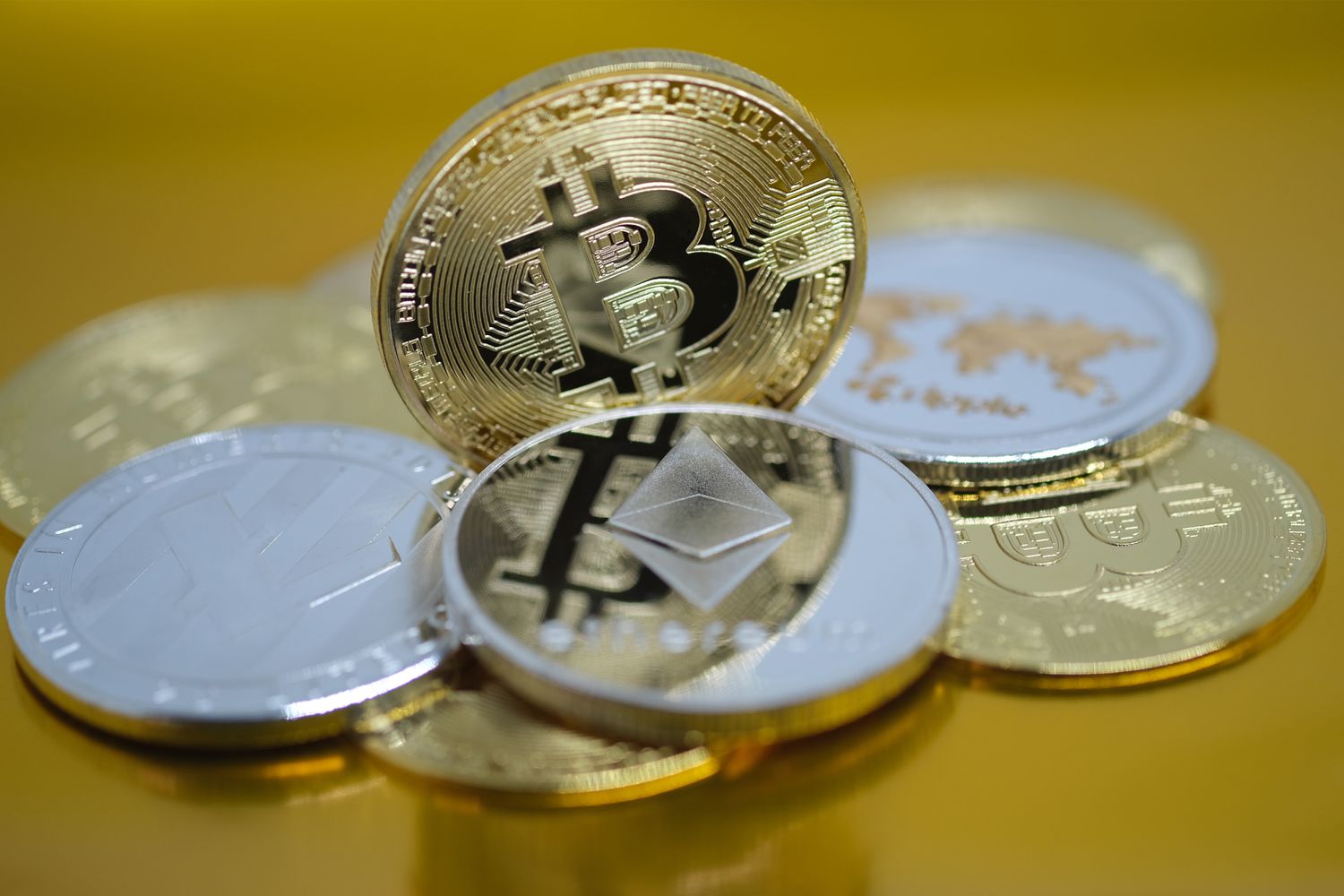 Bitcoin Price Bounces While Some Crypto Stocks Continue to Fall 3 July 17, 2025 2:02 pm Bitcoin Price Bounces While Some Crypto Stocks Continue to Fall A photoillustration of physical representations of cryptocurrency.