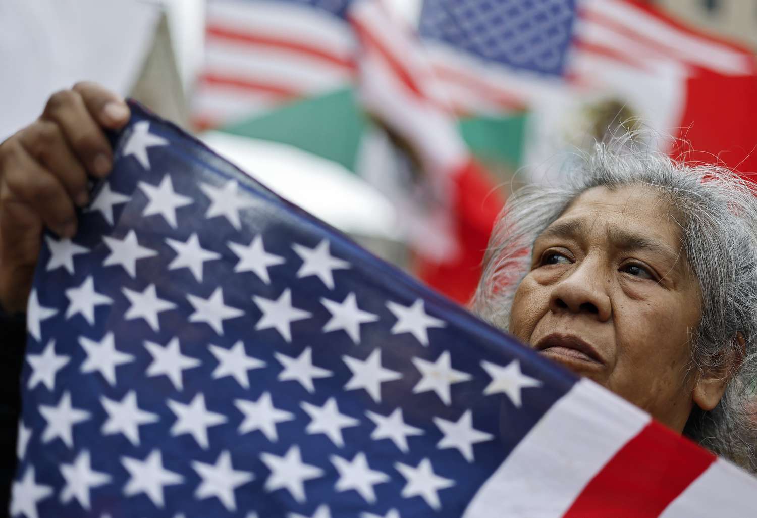 What will the economy look like with half as much immigration? 3 April 20, 2025 12:07 am What will the economy look like with half as much immigration? An immigrants rights supporter holds an American flag before marching downtown during a 'March for Dignity' on March 01, 2025 in Los Angeles, California.