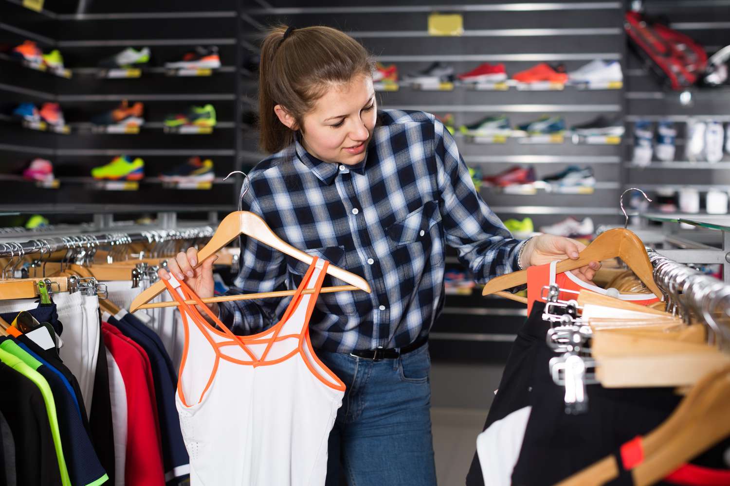 Which Retailers Might Be Affected by a Nike Revival Morgan Stanley has Ideas. 4 August 29, 2025 8:17 pm Which Retailers Might Be Affected by a Nike Revival Morgan Stanley has Ideas. A woman shops in the athletic section.