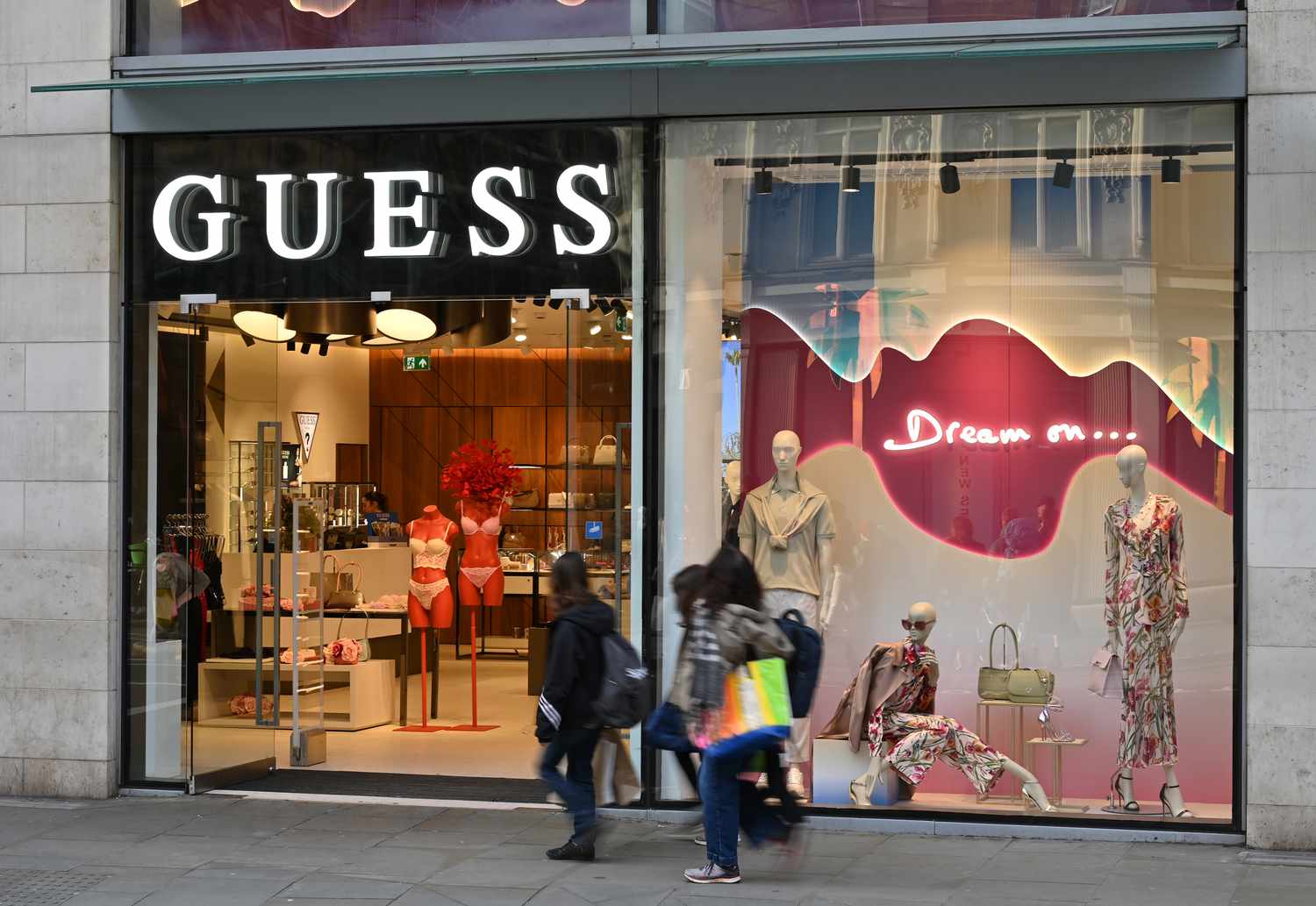 Guess? Stocks Fall on Plans to Shake-Up Operations in China and North America 4 June 16, 2025 3:21 pm Guess? Stocks Fall on Plans to Shake-Up Operations in China and North America A general exterior view of a Guess fashion retail outlet store in London